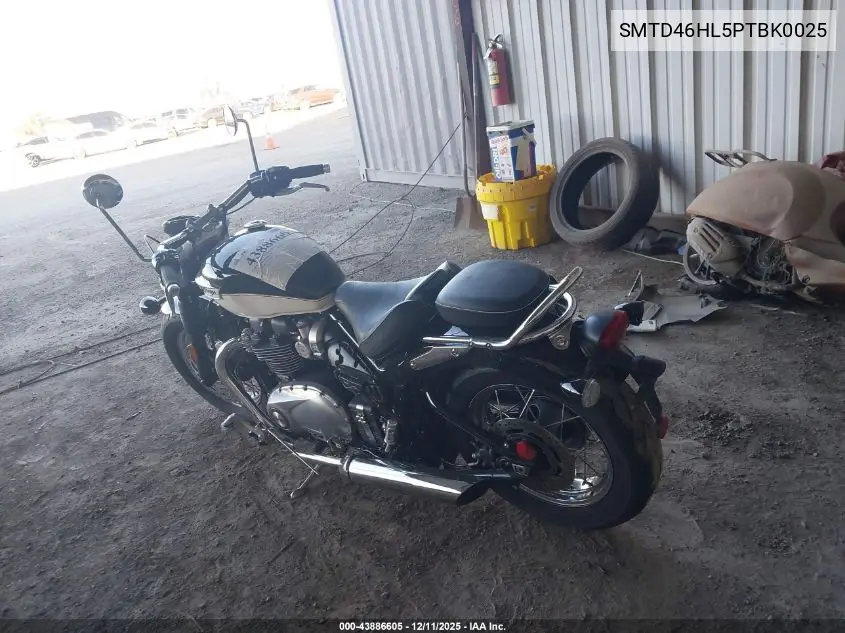 2023 Triumph Motorcycle Bonneville Speedmaster VIN: SMTD46HL5PTBK0025 Lot: 43886605