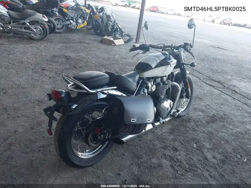 2023 Triumph Motorcycle Bonneville Speedmaster VIN: SMTD46HL5PTBK0025 Lot: 43886605