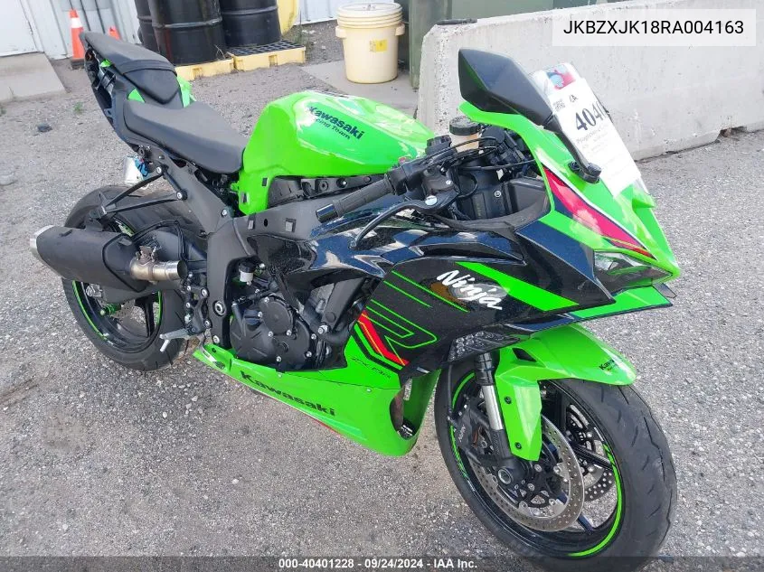 JKBZXJK18RA004163 2024 Kawasaki Zx636 K