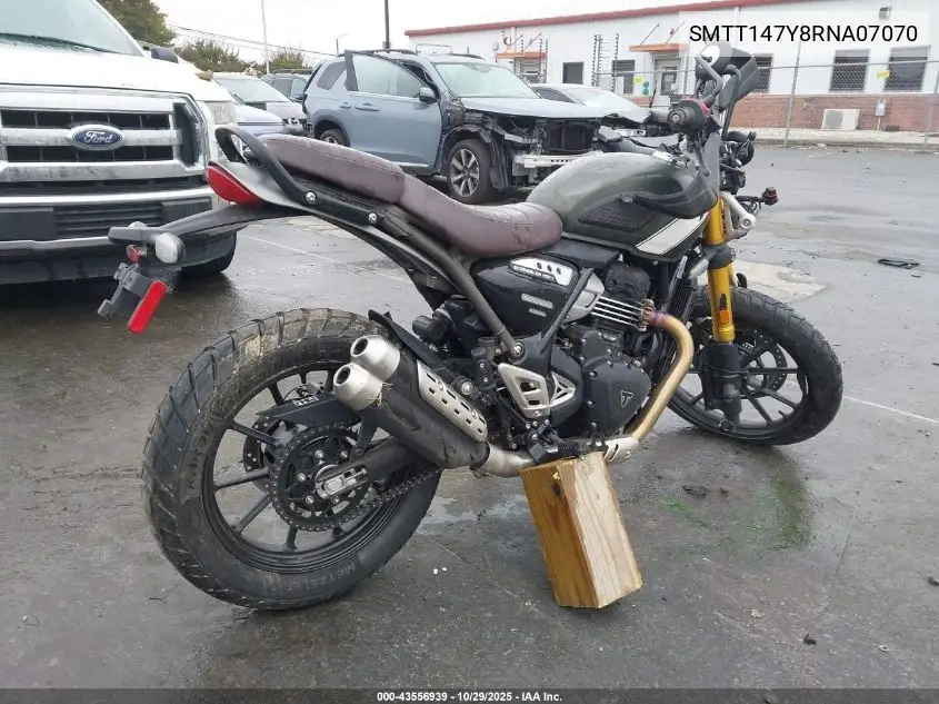 SMTT147Y8RNA07070 2024 Triumph Motorcycle Scrambler 400 X