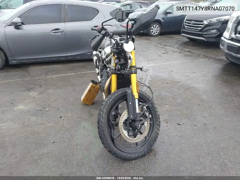 SMTT147Y8RNA07070 2024 Triumph Motorcycle Scrambler 400 X