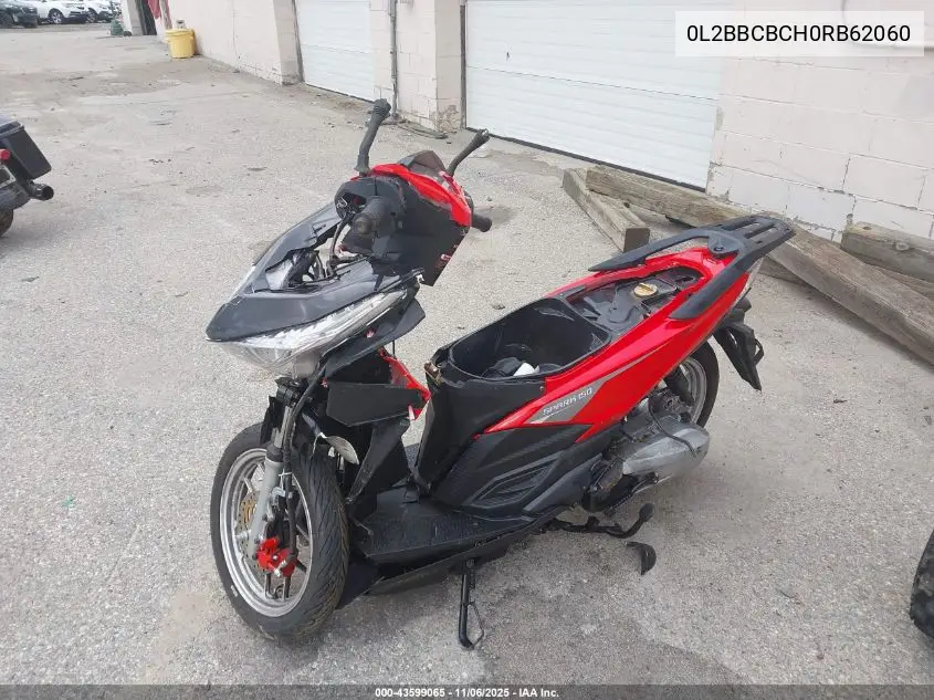 L2BBCBCH0RB626060 2024 Hyosung Rx125