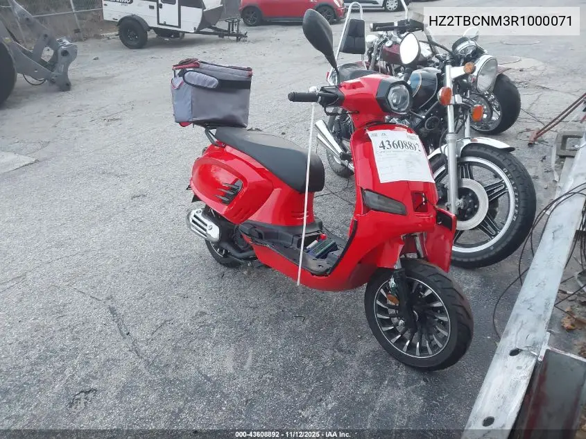 HZ2TBCNM3R1000071 2024 Scooter 150Cc