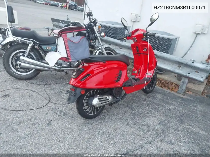 HZ2TBCNM3R1000071 2024 Scooter 150Cc