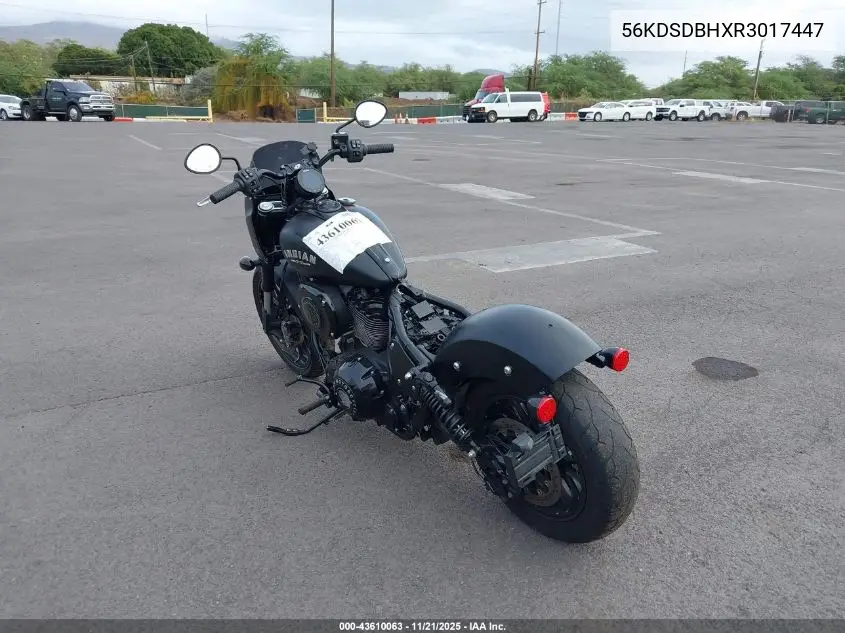 56KDSDBHXR3017447 2024 Indian Motorcycle Co. Sport Chief