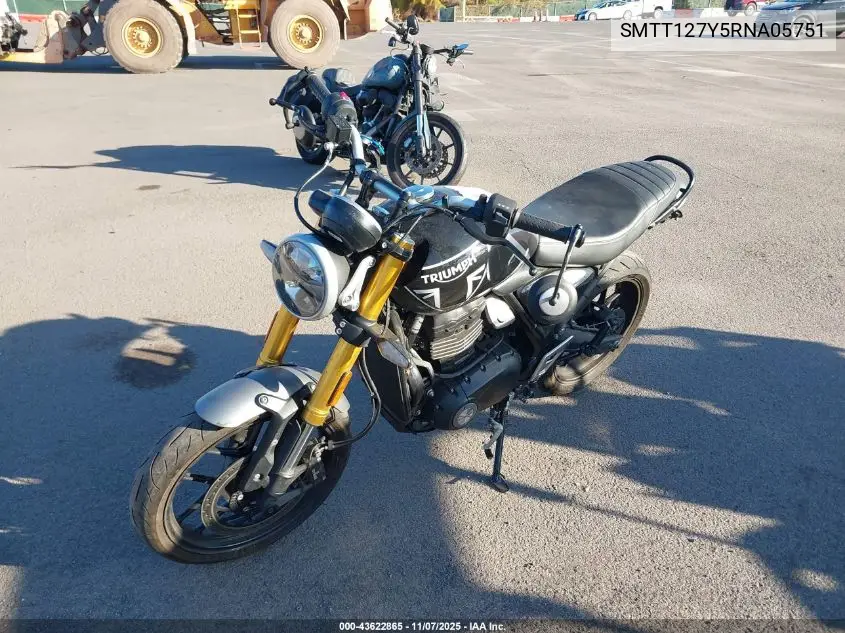 SMTT127Y5RNA05751 2024 Triumph Motorcycle Speed 400