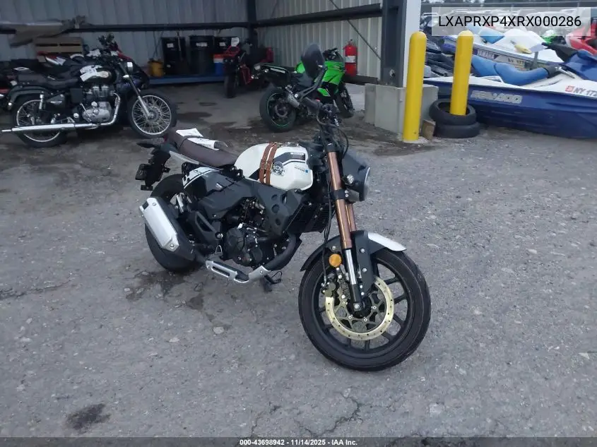 LXAPRXP4XRX000286 2024 Qipa 198Cc Motorcyle