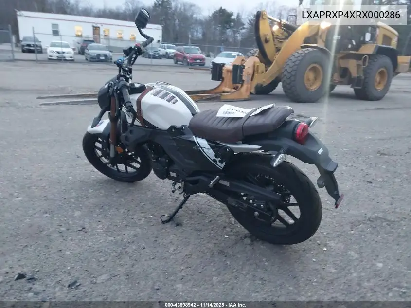 LXAPRXP4XRX000286 2024 Qipa 198Cc Motorcyle