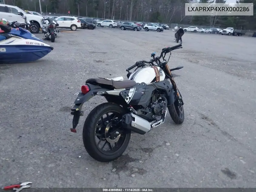 LXAPRXP4XRX000286 2024 Qipa 198Cc Motorcyle