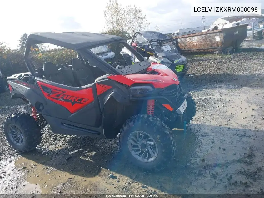 LCELV1ZKXRM000098 2024 Cf Moto Zforce 950 Sport
