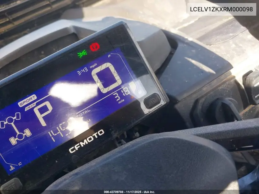 LCELV1ZKXRM000098 2024 Cf Moto Zforce 950 Sport