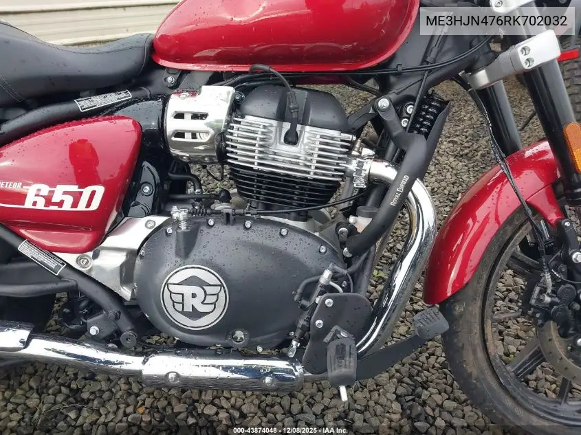 ME3HJN476RK702032 2024 Royal Enfield Motors Super Meteor 650