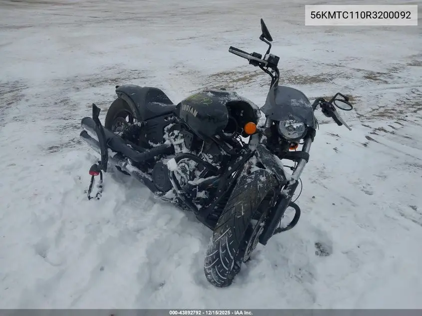 56KMTC110R3200092 2024 Indian Motorcycle Co. Scout Rogue Sixty Abs