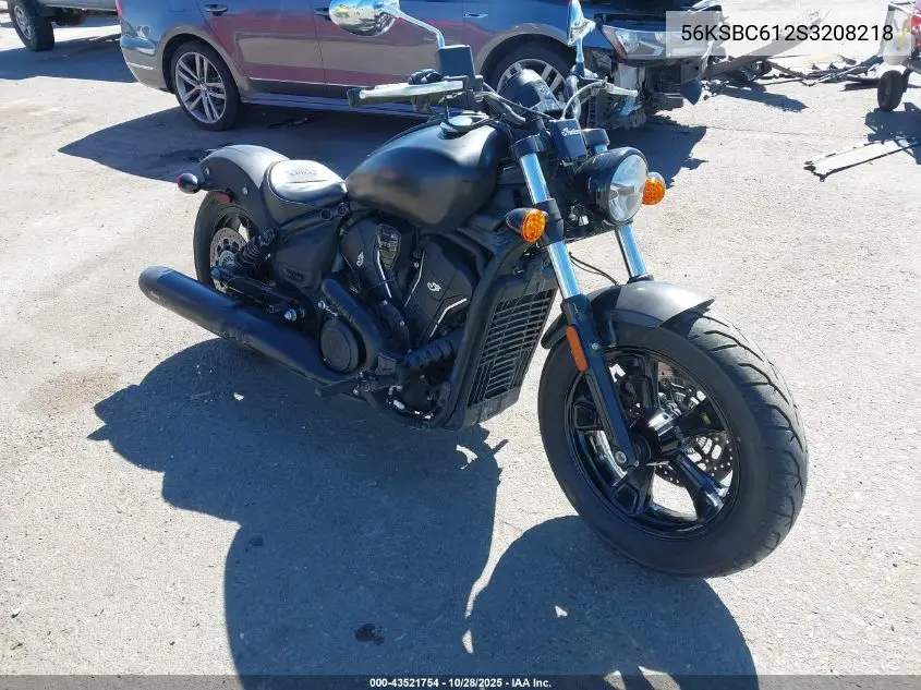 56KSBC612S3208218 2025 Indian Motorcycle Co. Scout Sixty Bobber Limited