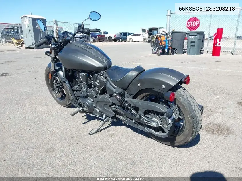 56KSBC612S3208218 2025 Indian Motorcycle Co. Scout Sixty Bobber Limited
