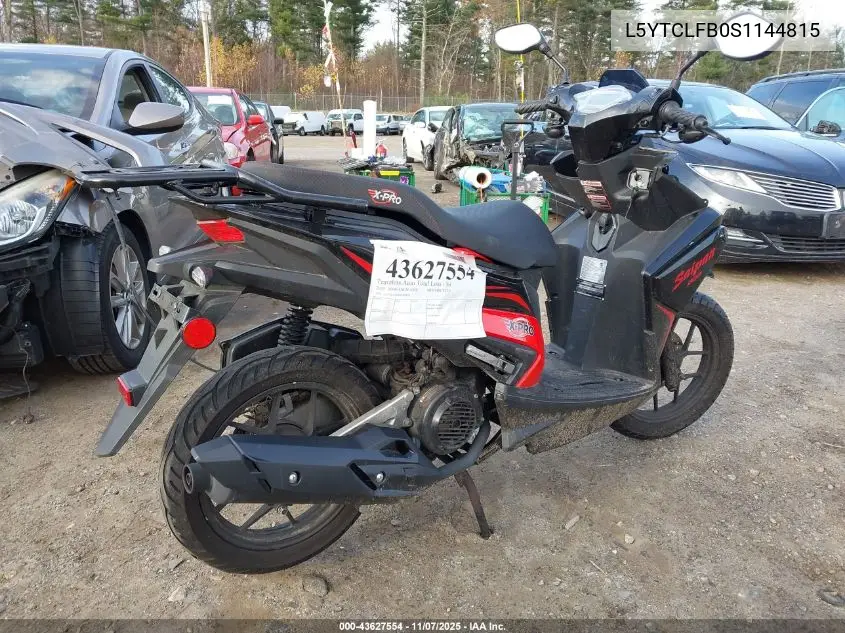 L5YTCLFB0S1144815 2025 Zongshen America Motorcycle