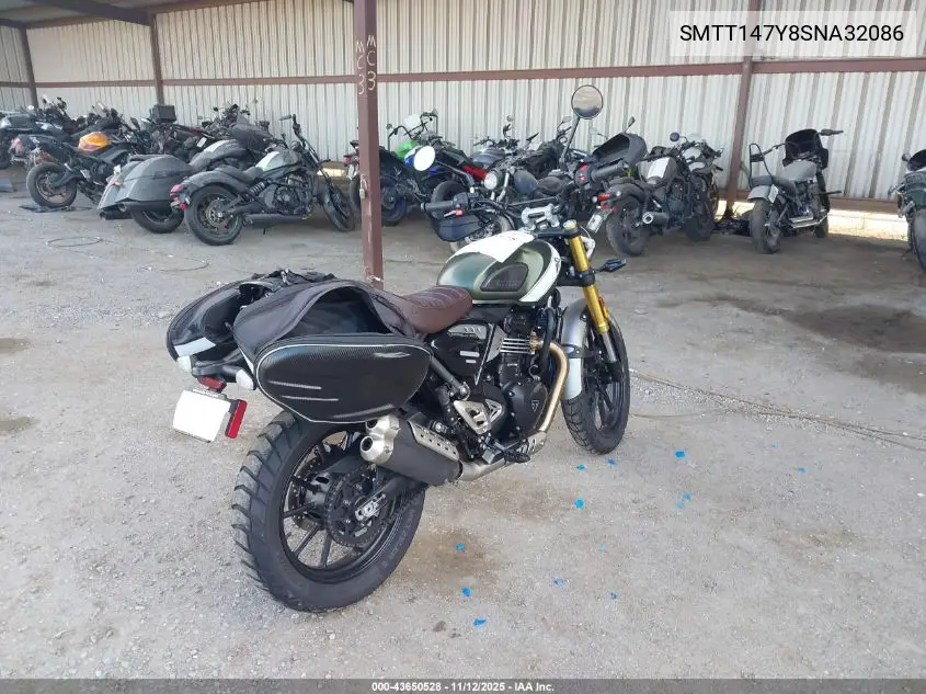 SMTT147Y8SNA32086 2025 Triumph Motorcycle Scrambler 400 X