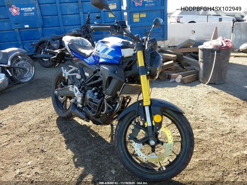 HODPBFGH4SX102949 2025 Vitacci Xmt 250