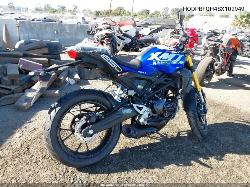 HODPBFGH4SX102949 2025 Vitacci Xmt 250