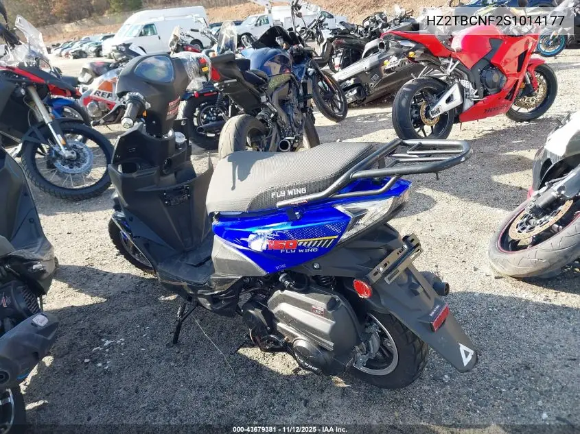 HZ2TBCNF2S1014177 2025 Tztc Scooter