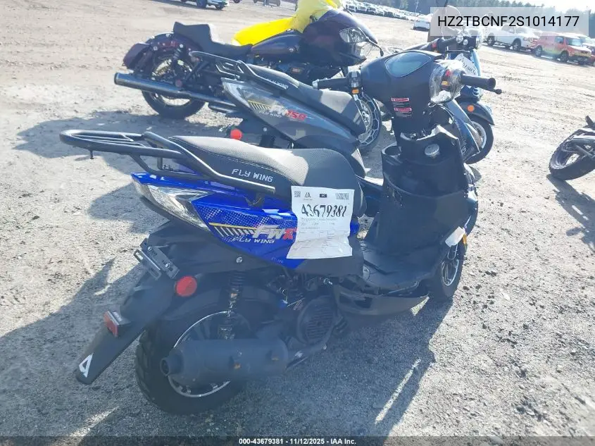 HZ2TBCNF2S1014177 2025 Tztc Scooter