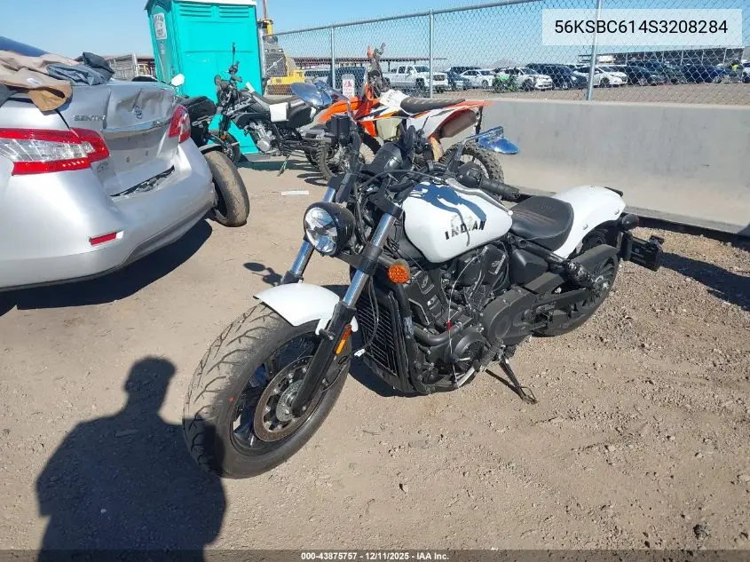 56KSBC614S3208284 2025 Indian Motorcycle Co. Scout Sixty Bobber Limited