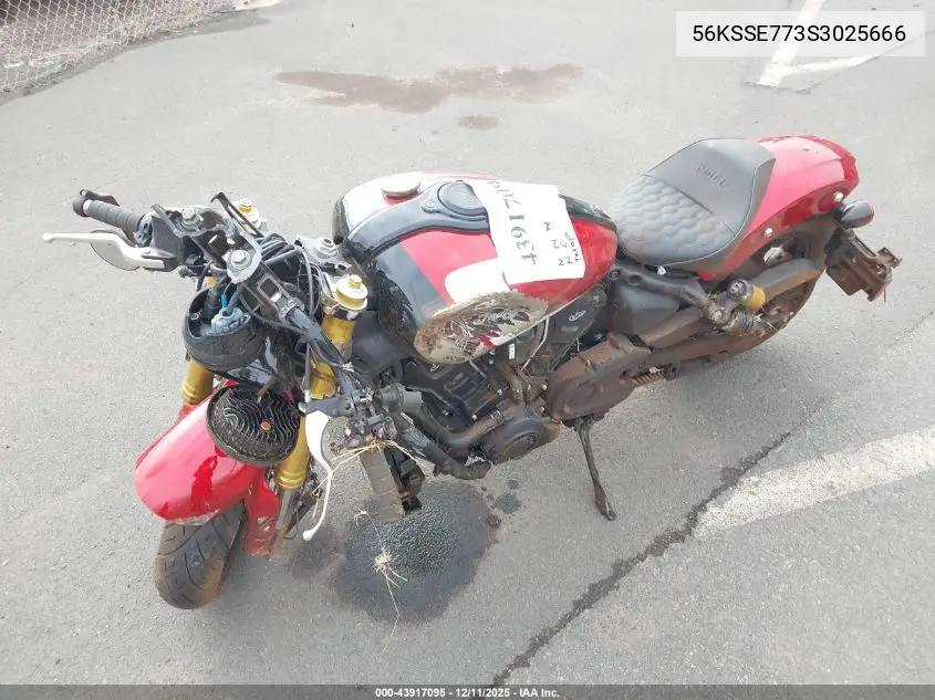 2025 Indian Motorcycle Co. 101 Scout VIN: 56KSSE773S3025666 Lot: 43917095