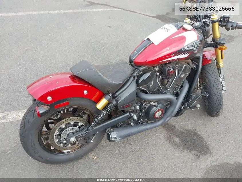 2025 Indian Motorcycle Co. 101 Scout VIN: 56KSSE773S3025666 Lot: 43917095