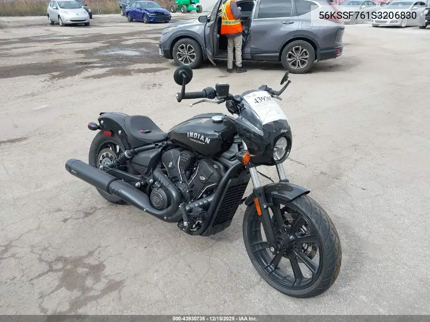 56KSSF761S3206830 2025 Indian Motorcycle Co. Sport Scout Limited +Tech