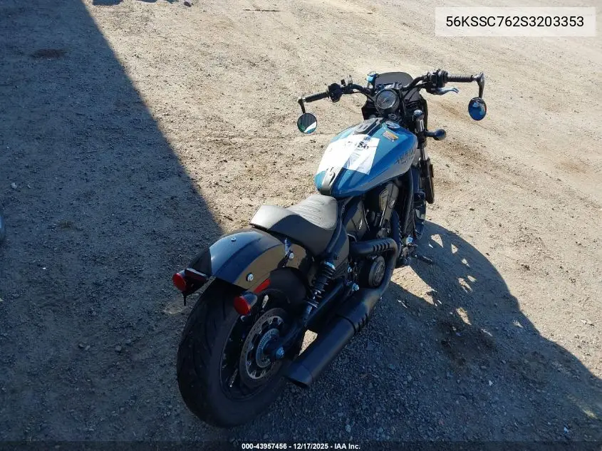 56KSSC762S3203353 2025 Indian Motorcycle Co. Sport Scout Limited