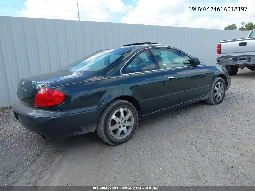 19UYA42461A018197 2001 Acura Cl 3.2 (A5)