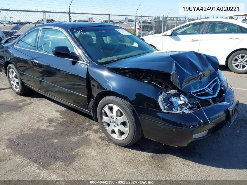 19UYA42491A020221 2001 Acura Cl 3.2