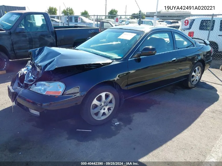 19UYA42491A020221 2001 Acura Cl 3.2