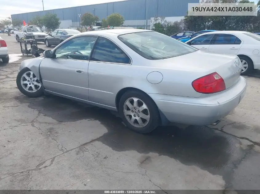 19UYA424X1A030448 2001 Acura Cl 3.2