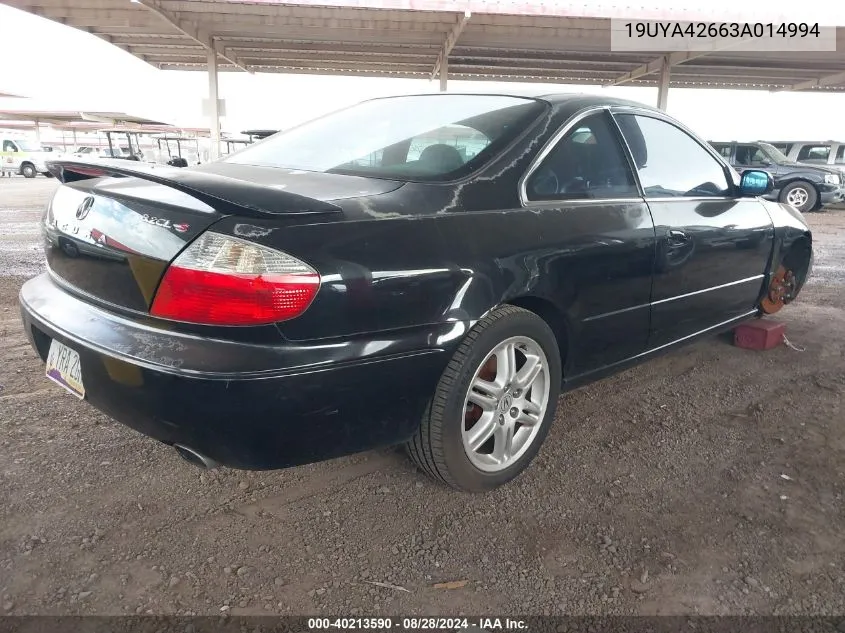 19UYA42663A014994 2003 Acura Cl 3.2 Type S Automatic