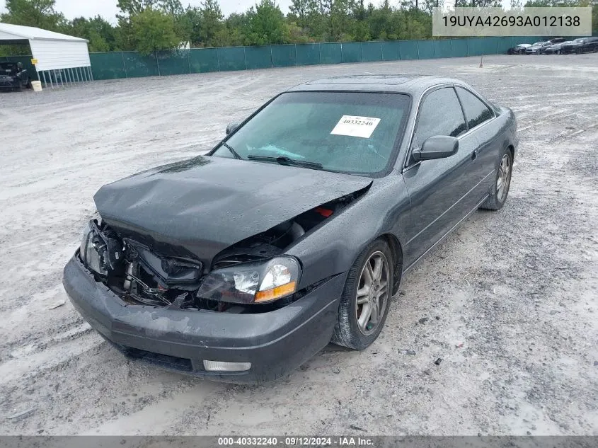 19UYA42693A012138 2003 Acura 3.2Cl Type-S