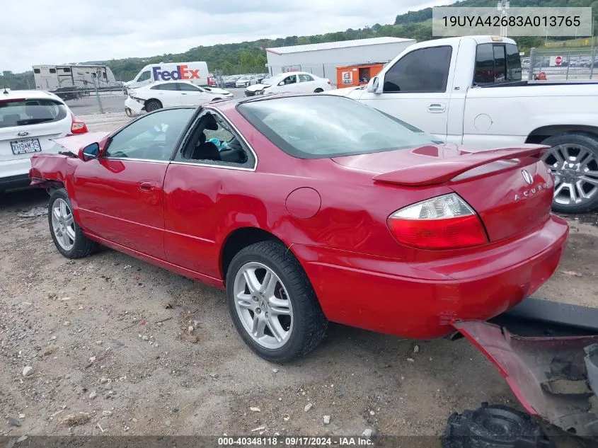 19UYA42683A013765 2003 Acura Cl 3.2 Type S Automatic