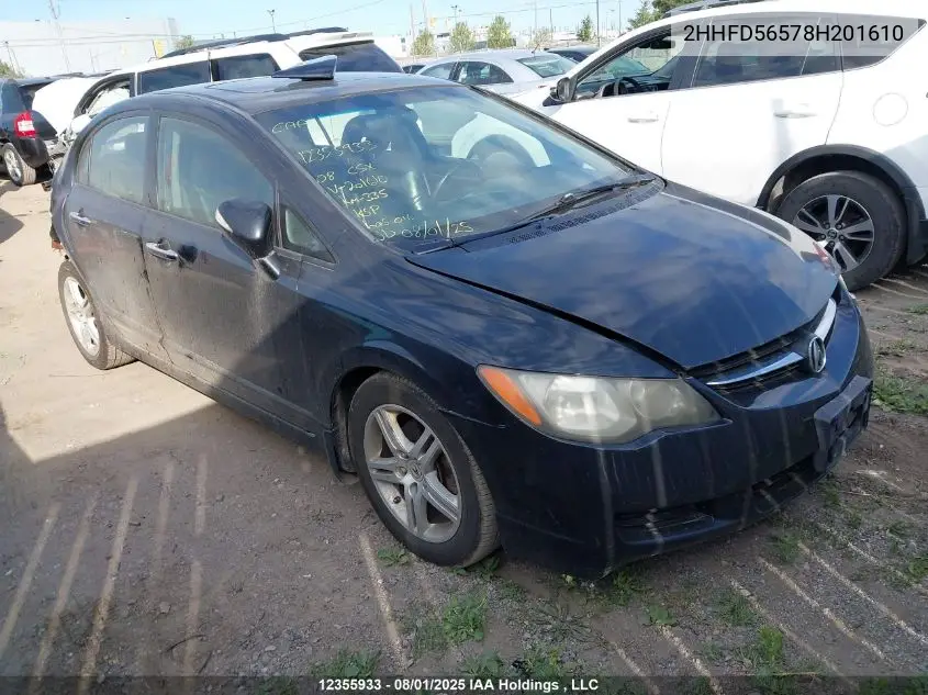 2HHFD56578H201610 2008 Acura Csx
