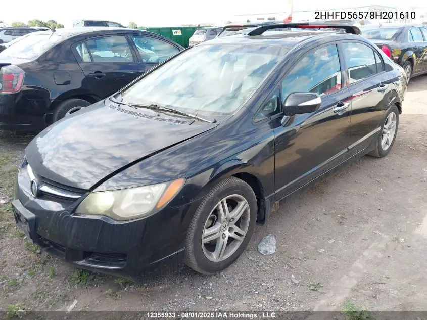 2HHFD56578H201610 2008 Acura Csx