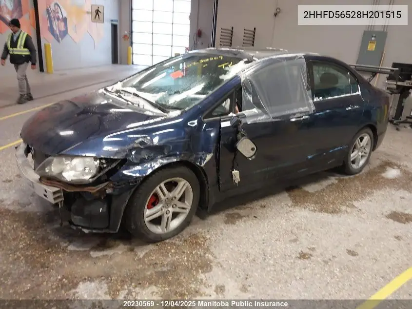 2HHFD56528H201515 2008 Acura Csx