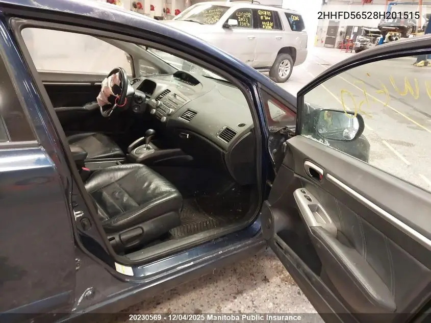 2HHFD56528H201515 2008 Acura Csx