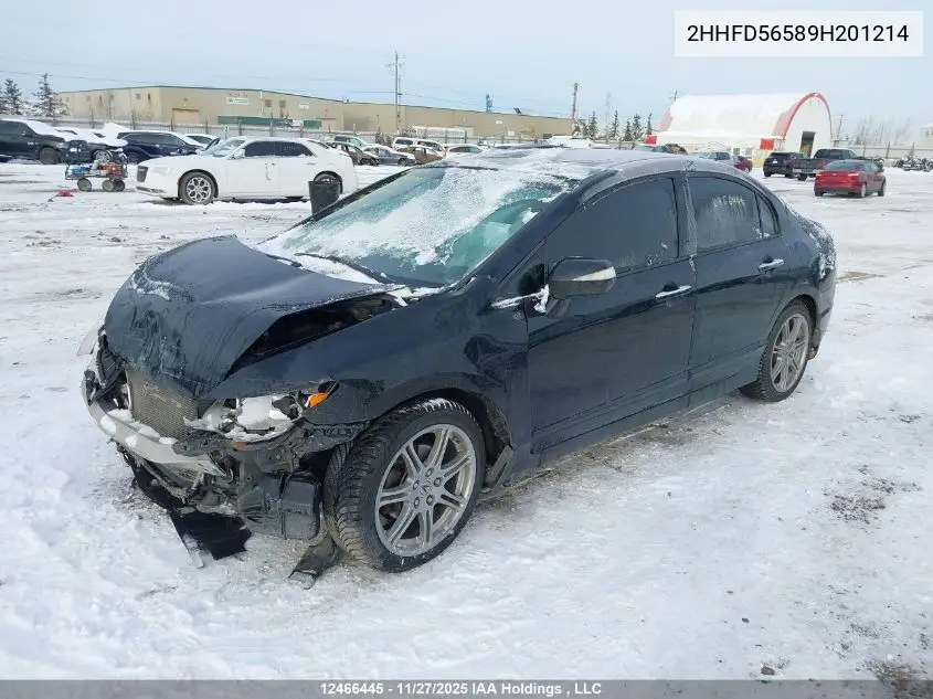 2HHFD56589H201214 2009 Acura Csx