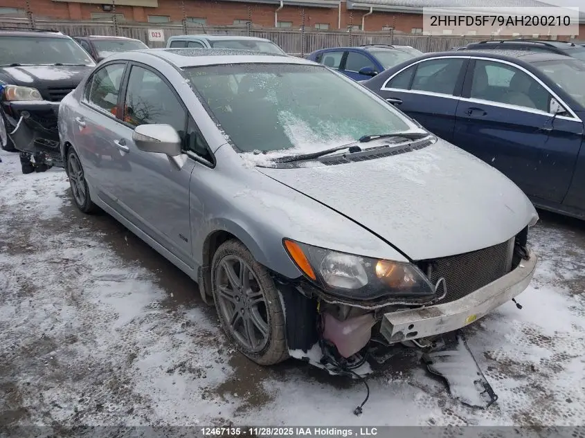 2HHFD5F79AH200210 2010 Acura Csx
