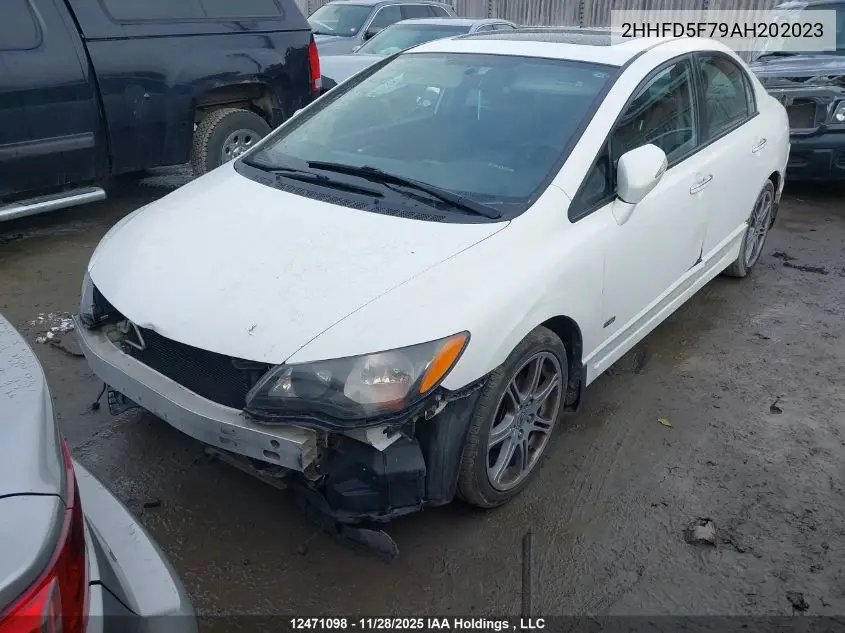 2HHFD5F79AH202023 2010 Acura Csx Technology