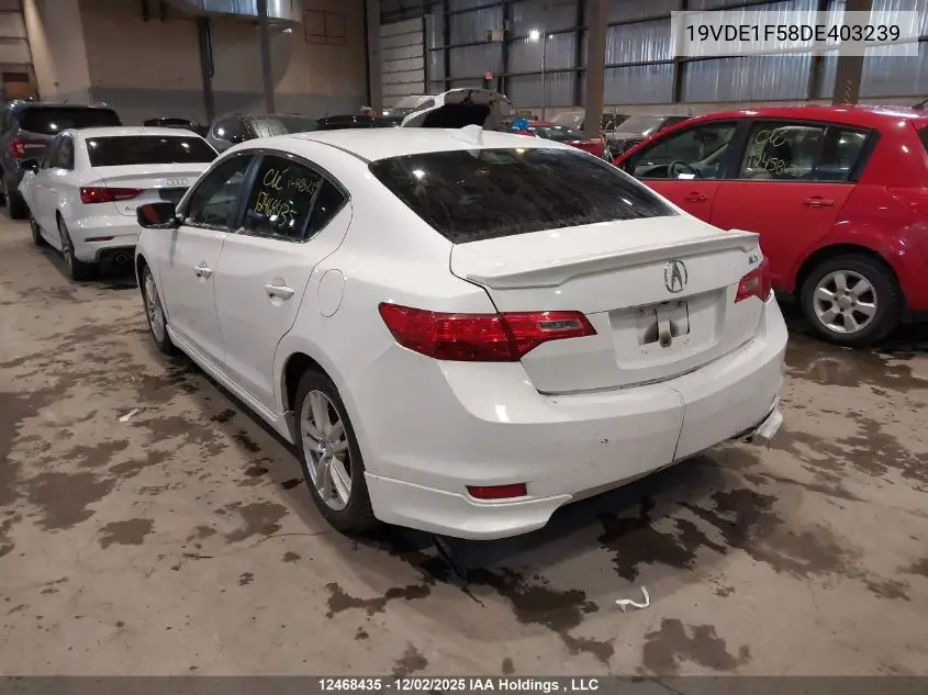 19VDE1F58DE403239 2013 Acura Ilx 20 Premium