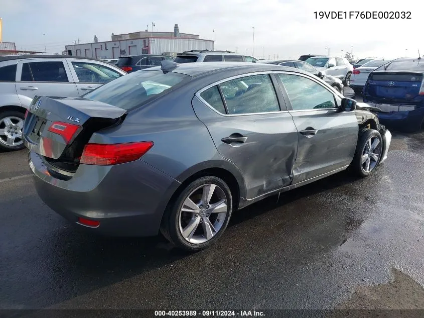 19VDE1F76DE002032 2013 Acura Ilx Tech 2.0L