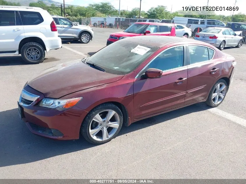 19VDE1F52DE014869 2013 Acura Ilx 2.0L