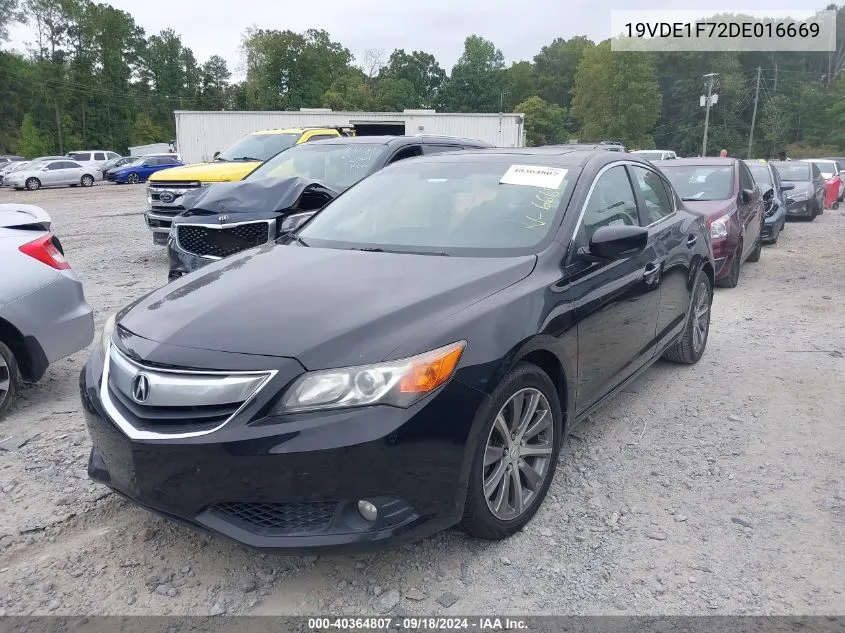 19VDE1F72DE016669 2013 Acura Ilx 2.0L