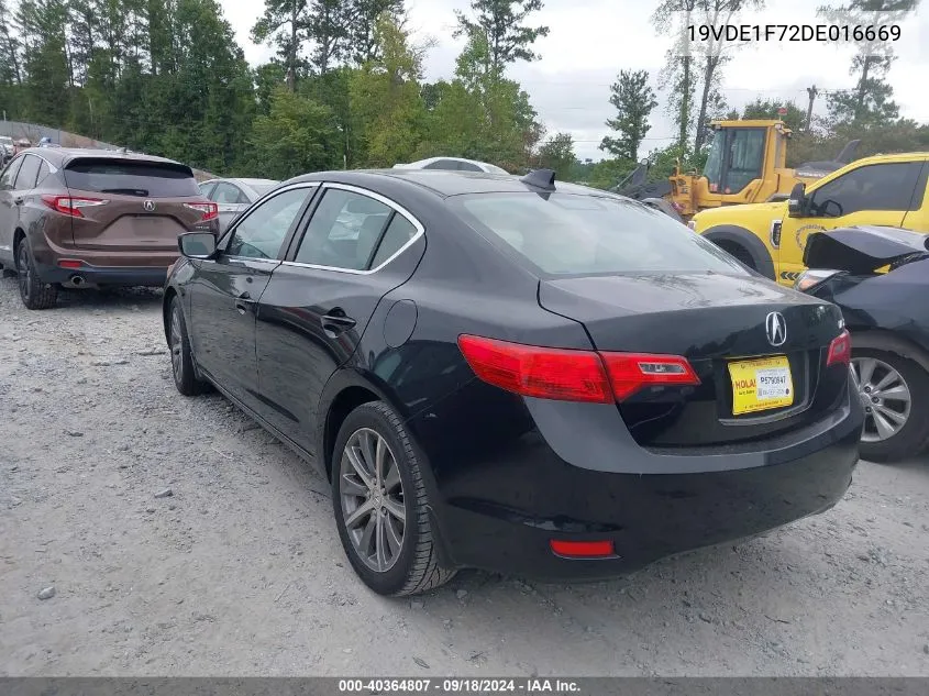 19VDE1F72DE016669 2013 Acura Ilx 2.0L