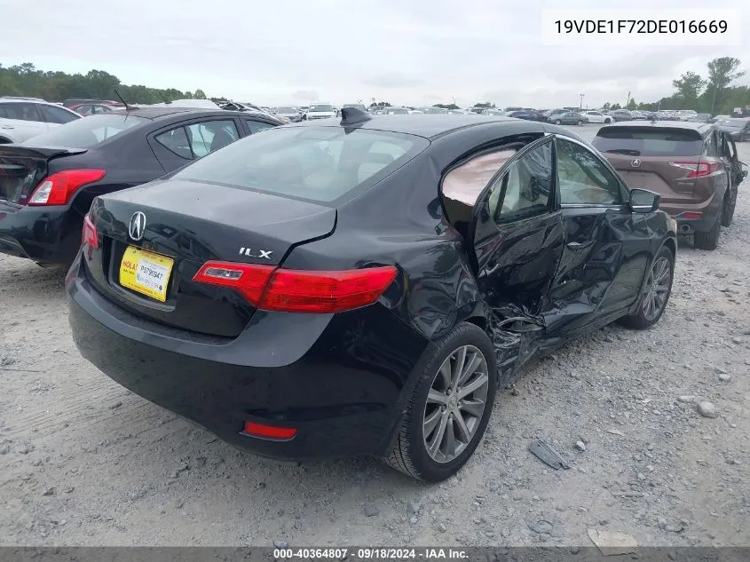 19VDE1F72DE016669 2013 Acura Ilx 2.0L